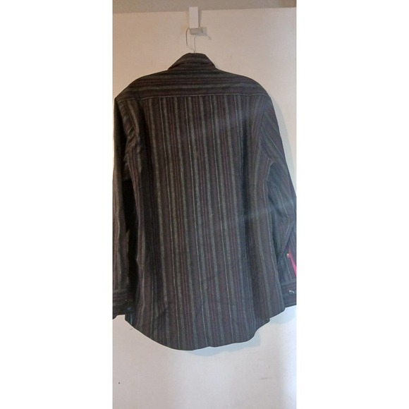 Bertrand Marois Long SLEEVE Button Up Shirt size G/L Made in‎ Canada - Picture 8 of 12